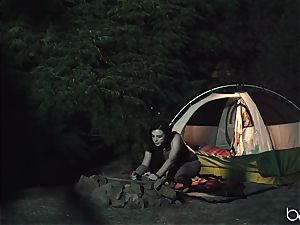 teen mega-slut likes camping and outdoor porking